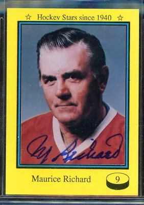 1992 Sport-Flash Autographs #9 Maurice Richard • $54.32