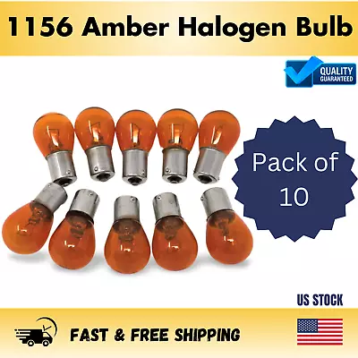 1156 Amber Halogen Miniature Bulb Pack (10 Bulbs) • $7.99