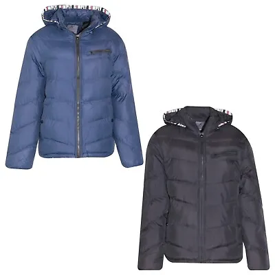 Mens Thick Padded Lined Winter Inner Fur Insulated Jacket Hood Plus Size 3xl-7xl • £14.99