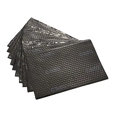 Heavy Duty Sound Deadening Mat 2mm 10 Sheets 200mm X 300mm Black Pack Car Van • £19.79