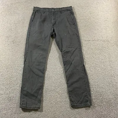 LEVI'S Trousers Mens (30 Inch Waist) (30 Inch Leg) Slim Fit Grey Chinos • £17.99
