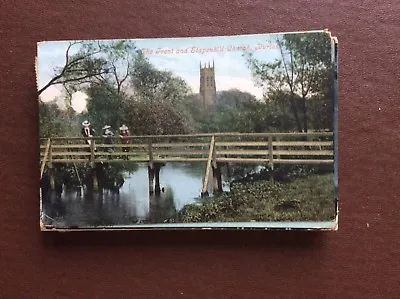 £2.25 • Buy K1g Postcard Used 1910 Trent And Stapenhill Church Burton River View 