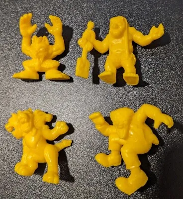 Vintage Lot Of 4 Yellow Monster In My Pocket Figures • $25