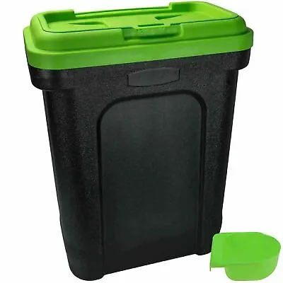 £15.99 • Buy 30l Pet Food Container Dog Cat Animal 15kg Dry Feed Seed Storage Box Bin & Scoop