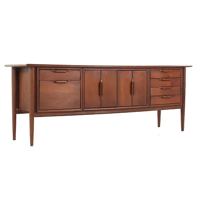 Standard Furniture Mid Century Walnut Credenza • $3947
