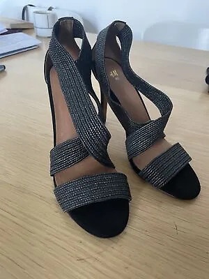 Black H&M Sandals Size 40 UK7 Never Worn • £8