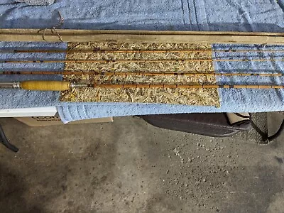 Antique Montague Bamboo Fly/Cast Rod • $100