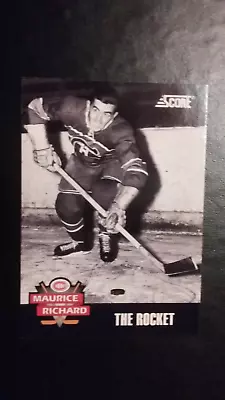 1992-93 Score Maurice Richard Nno Autograph 1158/1250  High Gradable Card Look • $217.28