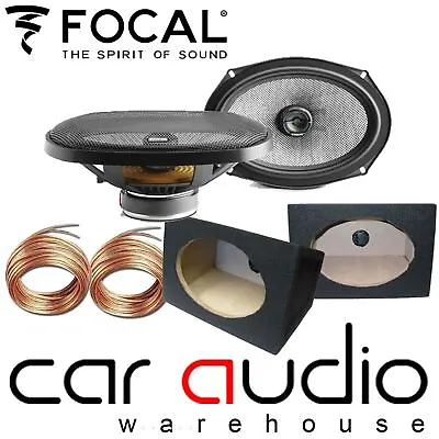 £159.99 • Buy Focal 690AC 2-Way 6x9  300 Watts Coaxial Car Speakers & 6x9 Black Pod Box (Pair)