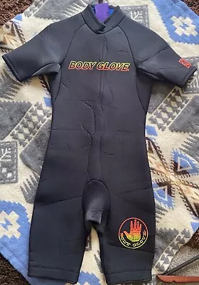 BODY GLOVE WETSUIT.. Short Sleeve Summer Shorty Surfing Water Sports….MENS SMALL • $14.99