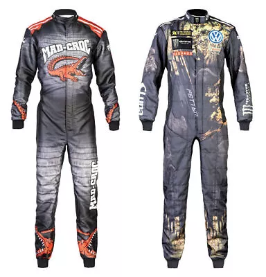 Go Kart Racing Suit CIK/FIA Level 2 F1 Mad-Croc Race Suit In All Sizes • $78.12