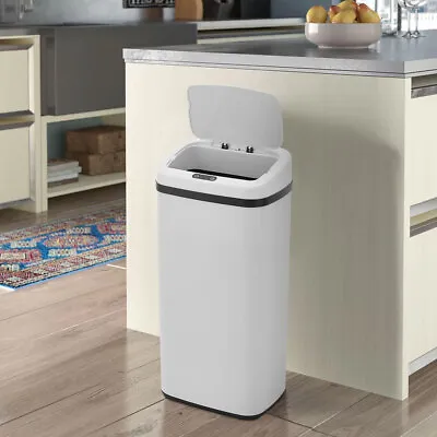 30/40/50/68L Sensor Bin Touchless Kitchen Waste Rubbish Trash Can Automatic Bin • £56.95