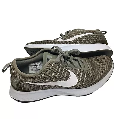 Nike Dualtone Racer  Running Shoes Womens Size 10 US Green Khaki Gym Training • $39.95