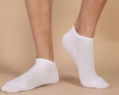 4 Small Ankle Socks (Unisex) Thin Breathable Sweat-Absorbing  • $3.99