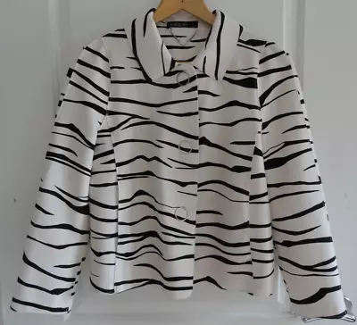 WOMEN's MARC CAIN JACKET N2 UK 12  BOXY FIT DESIGNER MARCCAIN • £20