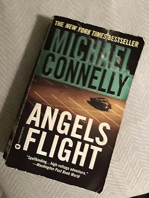 ANGELS FLIGHT By Michael Connelly High Voltage Adventure Paperback Book • $2.40