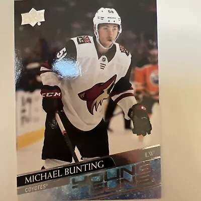 Michael Bunting 2020-21 Upper Deck Young Guns Arizona Coyotes • $3