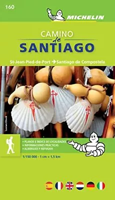 Camino De Santiago - Zoom Map 160: Map (Michelin Zoom Maps 160) By Michelin The • £10.99