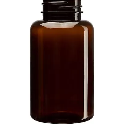 150 Cc Amber PET Packer Plastic Round Bottle With 38/400 Neck Finish CASE OF 400 • $142.84