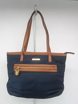 Michael Kors Kempton Navy Nylon Small Tote Handbag Purse • $14.99