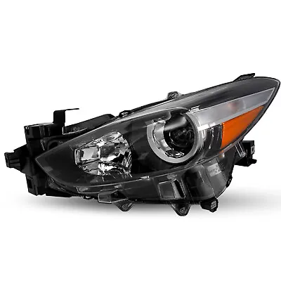 For 2017 2018 Mazda 3 4DR Driver Side Left Halogen Headlight Assembly Lamp OEM • $69.99