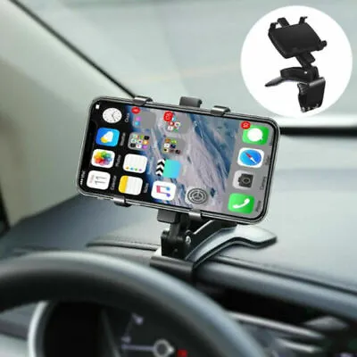 Car Phone Holder On Dashboard 360° Clip Dash Mount Mobile In Stand Cradle Iphone • $11.19
