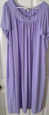 Miss Elaine Classic Woman Nightgown- Womans 3x- Purple • $19.99