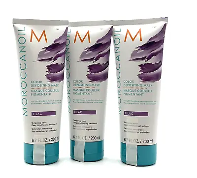Moroccanoil Color Depositing Mask Lilac 6.7 Oz-3 Pack • $69.95