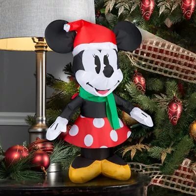 NEW! Disney Magic Holiday Minnie Mouse Indoor Airblown Inflatable 22  (Tabletop) • $26