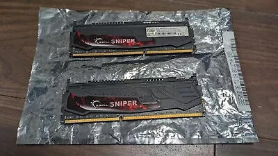 G.SKILL SNIPER 16GB KIT - 2x8GB DDR3 2400MHz F3-2400C11D-16GSR PC3-19200 XMP RAM • $41.99