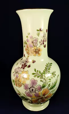 Zsolnay Hungary Floral Vase 26cm • $9.95