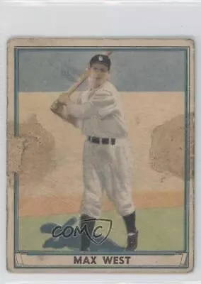 1941 Play Ball Max West ((C) 1941 In Lower Back Left Corner) #2.2 • $14.05