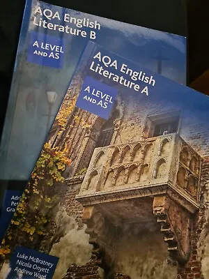 AQA English Literature A Level Books A And B • £40