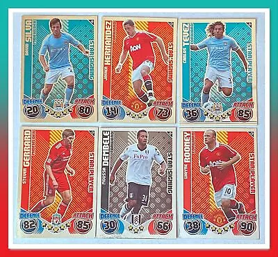 10/11 Topps Match Attax Premier League Trading Cards -  Star Signing • £1