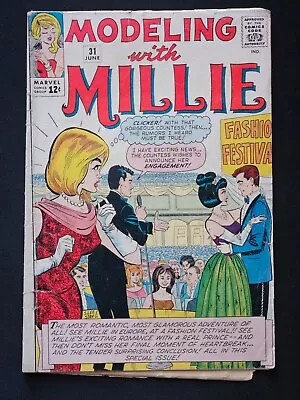Modeling With Millie 31 June 1964.  Paper Dolls. Low Grade - See Pictures • $7.99