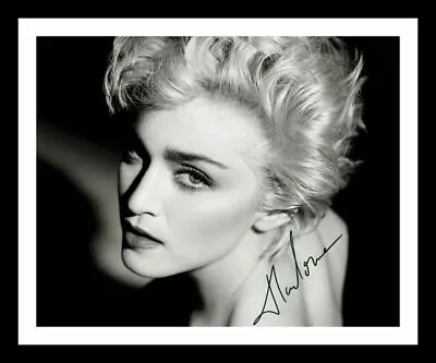 Madonna Autograph Signed & Framed Photo • £19.99