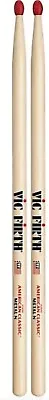 Vic Firth American Classic Drumsticks - Metal N - Red Nylon Tip - Model CMN • $7.95