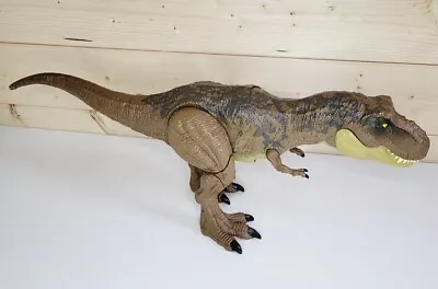 Jurassic World Stomp 'N Escape Tyrannosaurus Rex T-Rex Dinosaur Figure Toy • £18