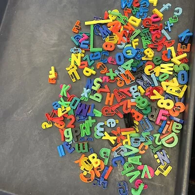 HUGE Lot Of Plastic Magnetic Letters & Numbers Child Guidance + • $18
