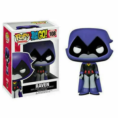 Funko Pop! Teen Titans Go Raven Vinyl Action Figure Toys Halloween Gifts 10CM UK • £10.89