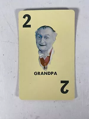 1964 Milton Bradley The Munsters Game Replacement Card 2 Grandpa • $6.64