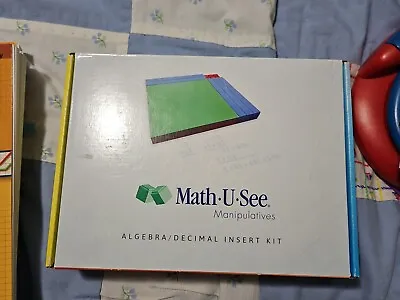 Math U See Manipulatives Algebra Decimal Insert Kit Integer Block Homeschool • $20