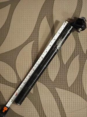 Vintage Black MTB Seatpost 27.2mm Kalloy? Uncut 13  • $19.89