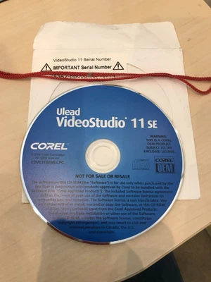£14.99 • Buy Corel Unlead Video Studio 11 SE (incl PRODUCT KEY) - 2008 Windows 7 Era (#1)