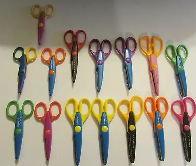 Lot Of 15 Decorative Edge Craft Scissors Fun Paper Edgers Edgecraft • $8