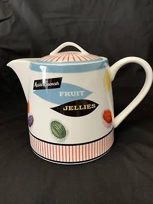 Marks & Spencers Fruit Jellies Celebrating 125 Yrs Anniversary Ceramic Teapot • £21.99