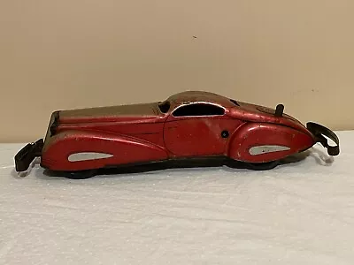 MARX WIND-UP REVERSING STREAMLINE CAR 1930's Aa-04 • $285