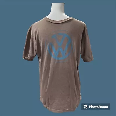 VW Men's T- Shirt  Grayish Brown Sixe Medium (bin1) • $18