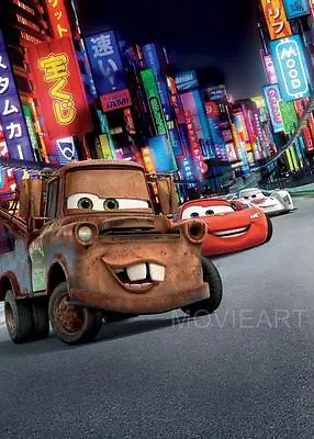 Cars 2 Disney Movie Poster Film A4 A3 Art Print Cinema • £5.99