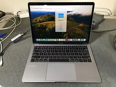 Apple MacBook Air 13.3-inch Retina Space Gray 1.6GHz Dual Core I5 2019 MVFJ2LL/A • $90